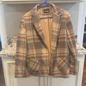 Vintage plaid blazer